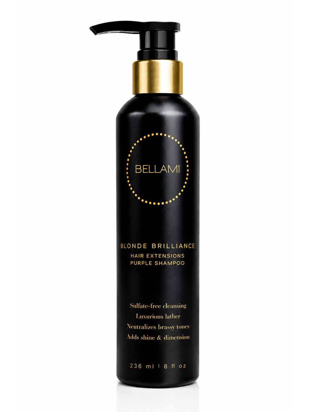 Bellami Blonde Brilliance Purple Shampoo for Hair Extensions 8 fl oz
